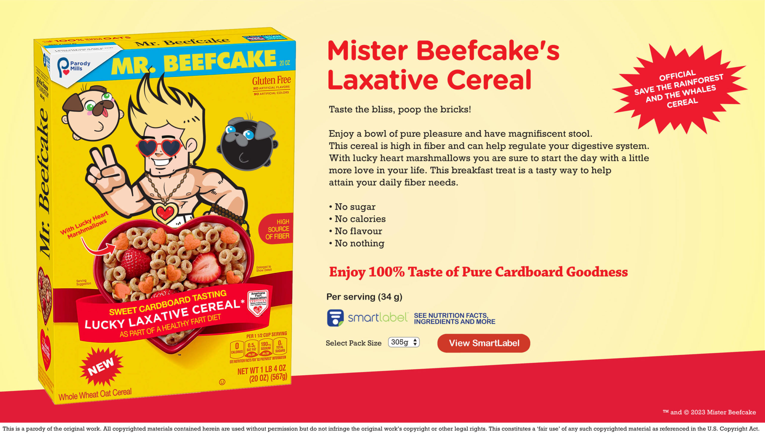 Mr Beefcake - laxative cereal