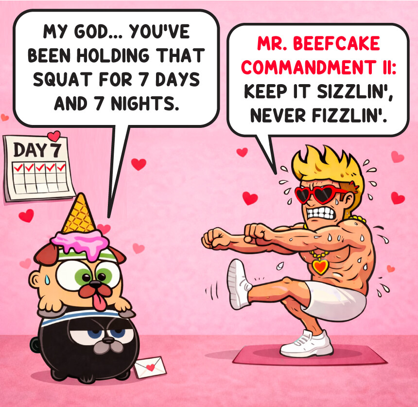 BEEFCAKE'S COMMANDMENT 2 – KEEP IT SIZZLIN', NEVER FIZZLIN'